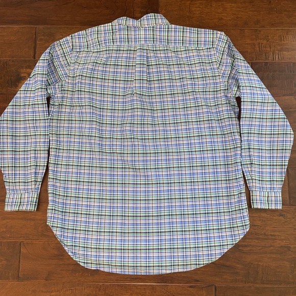 Ralph Lauren Plaid Button Down Cotton Shirt Spring Trend Colorful Size XLT - Picture 6 of 9